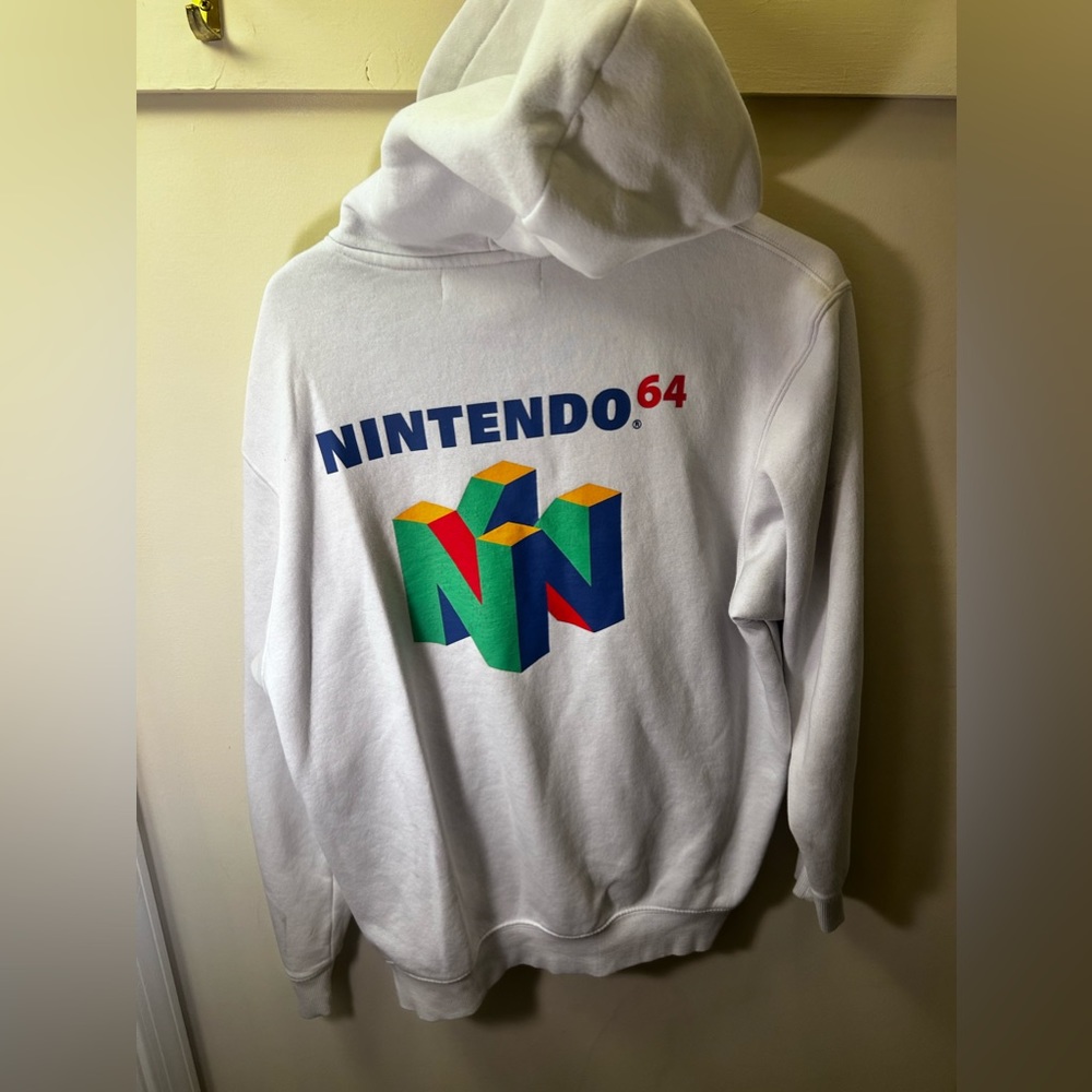 Nintendo64 Vintage White - Hoodie